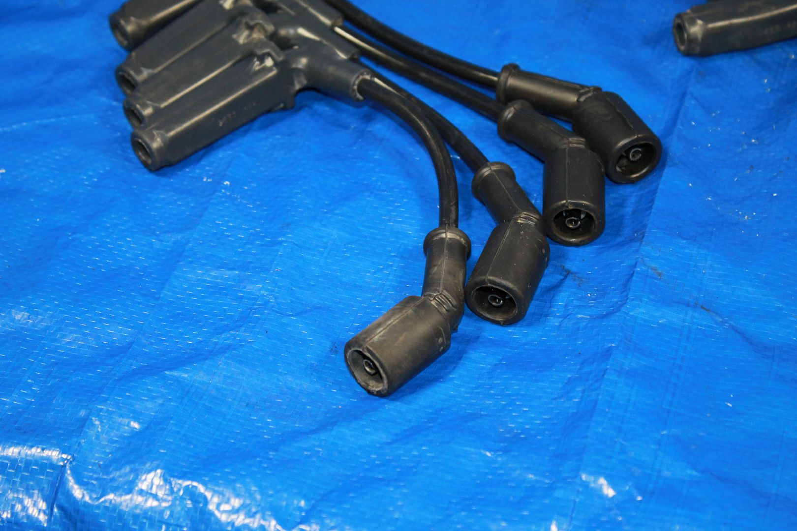 0513 CHEVROLET CORVETTE C6 SET OF 8 SPARK PLUG PLUGS WIRES FACTORY OEM